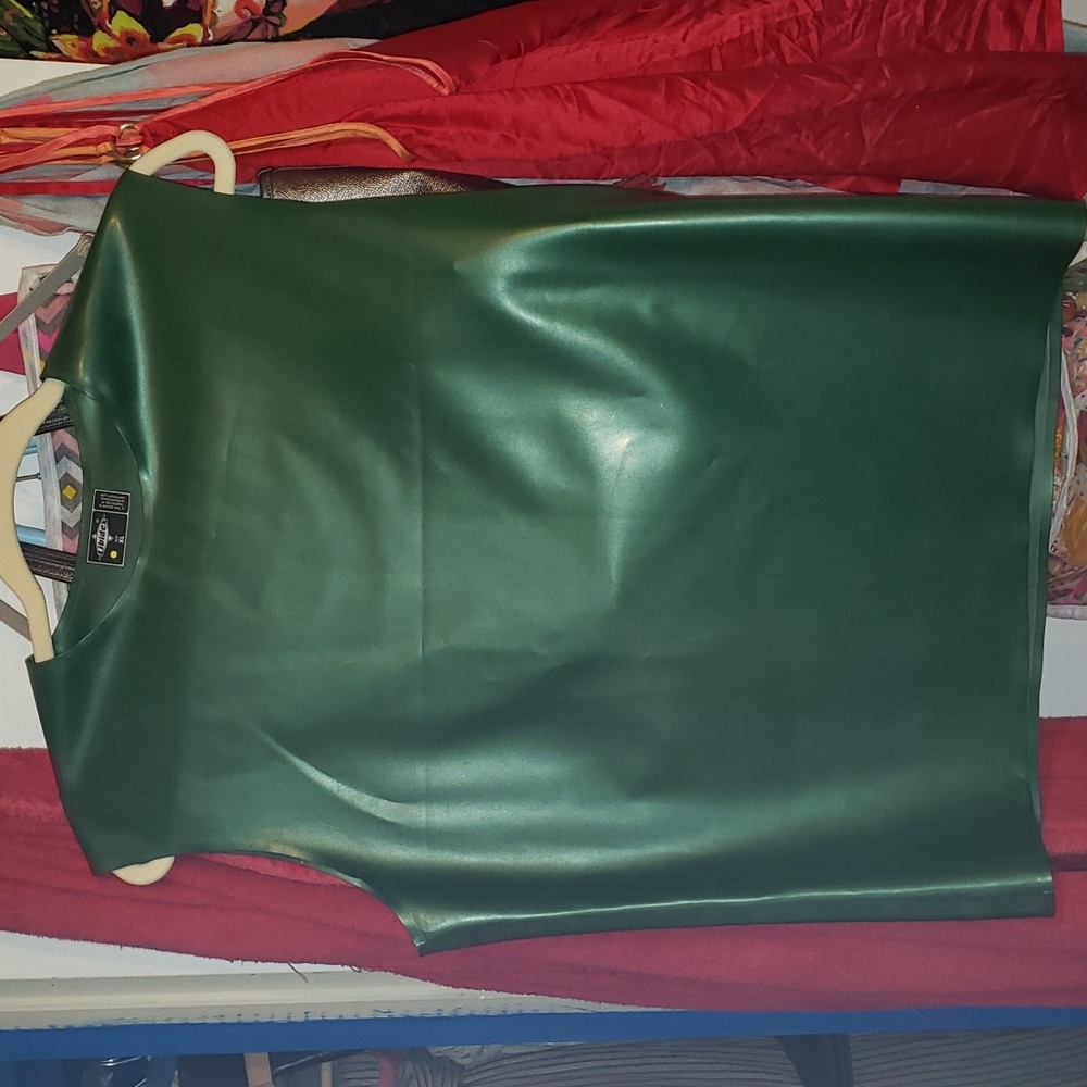 Green Libidex Latex tank top